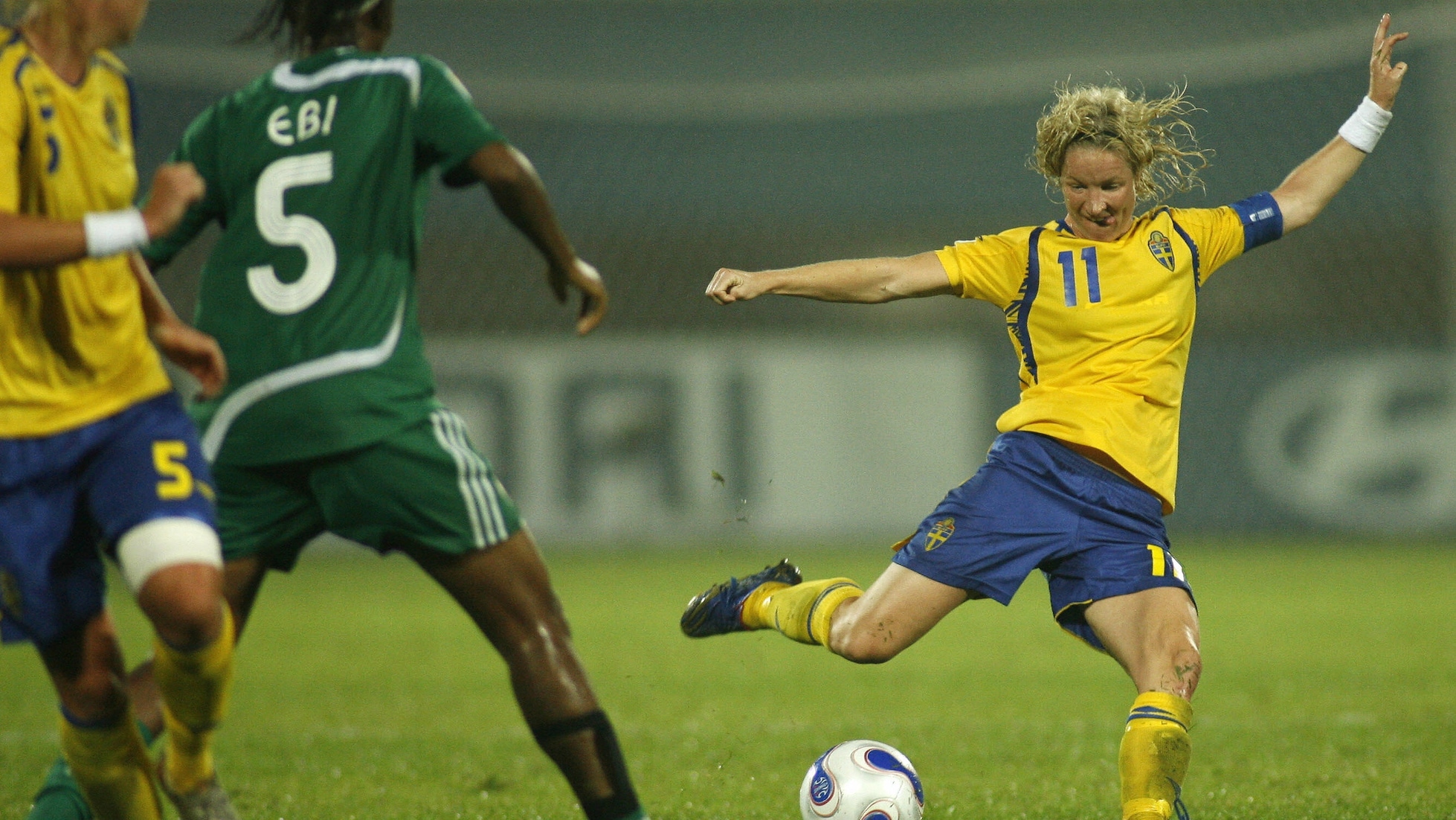 Il gol di Victoria Svensson al 50' | Nigeria - Svezia | Coppa del Mondo Femminile FIFA, Cina 2007