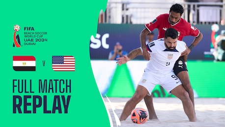 Egito x Estados Unidos | Grupo A | Copa do Mundo de Beach Soccer da FIFA Emirados Árabes Unidos 2024 Dubai™ | Jogo completo