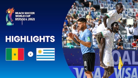 Senegal x Uruguai | Grupo D | Copa do Mundo FIFA de Futebol de Areia de 2021, na Rússia | Melhores Momentos