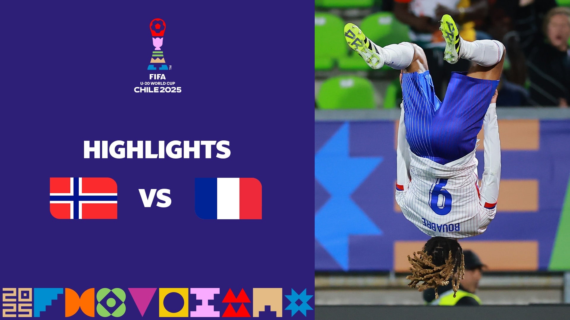 Norway v France | Quarter-finals | FIFA U-20 World Cup Chile 2025™ | Highlights