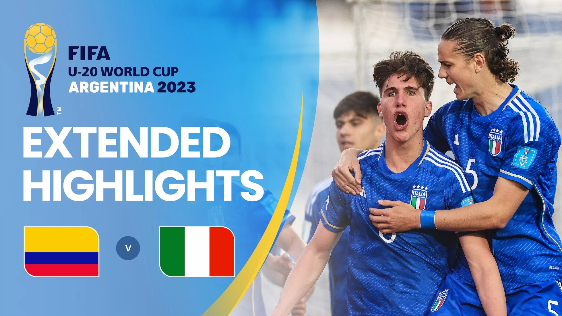 Kolumbien - Italien | Viertelfinale | FIFA U-20-Weltmeisterschaft Argentinien 2023™ | Erweiterte Highlights