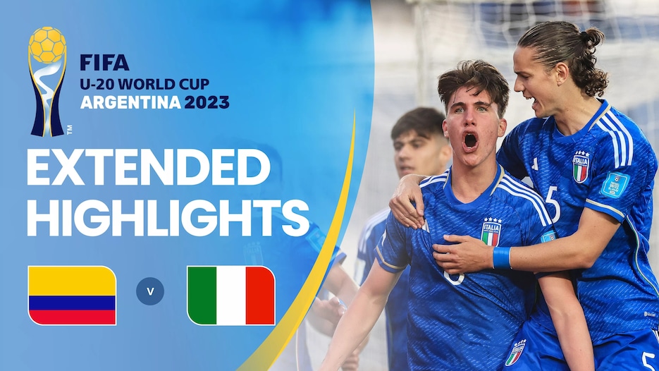 Colombia vs Italia | Cuartos de final | Copa Mundial Sub-20 de la FIFA Argentina 2023™ | Highlights Extendidos