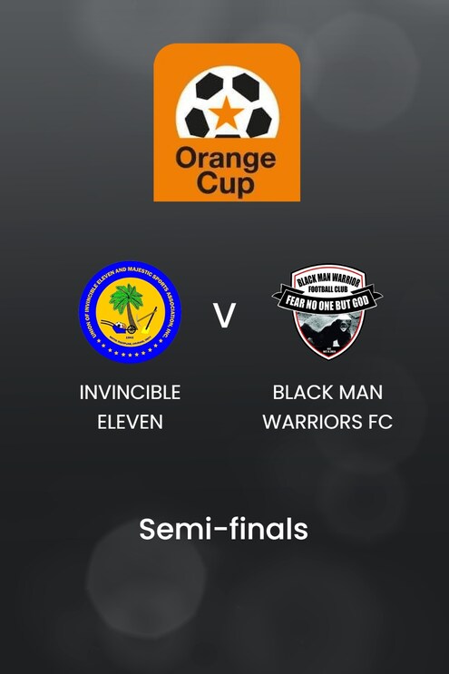 Invincible Eleven x Black Man Warriors FC | Meias-finais - Segunda mão | Orange Cup 2024/25 | Jogo completo