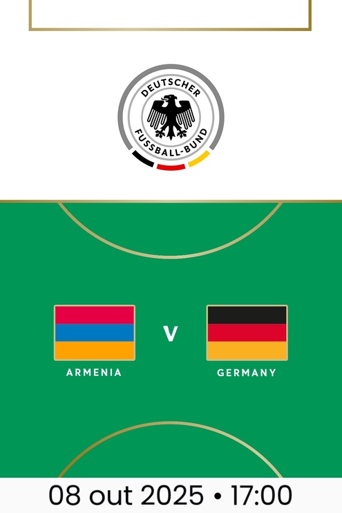 Armênia x Alemanha | Campeonatos UEFA Euro Sub-19 2026