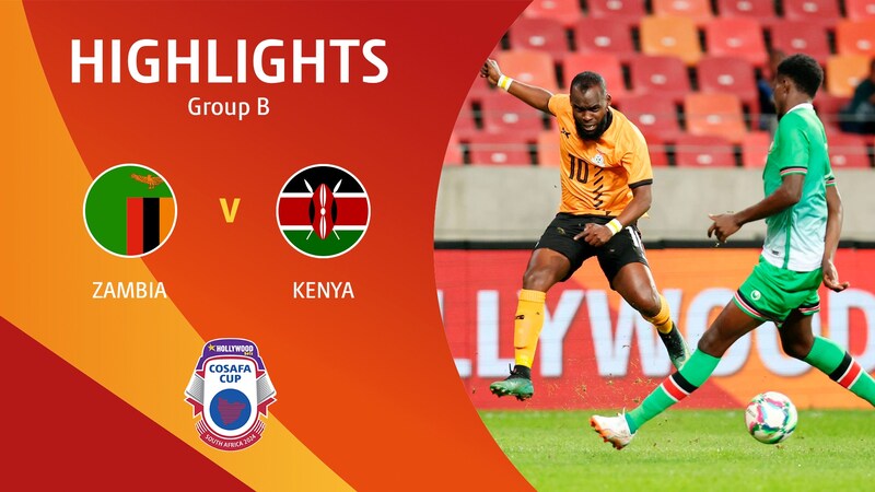 Zambia v Kenya | Group B | HOLLYWOODBETS COSAFA Cup 2024 | Highlights