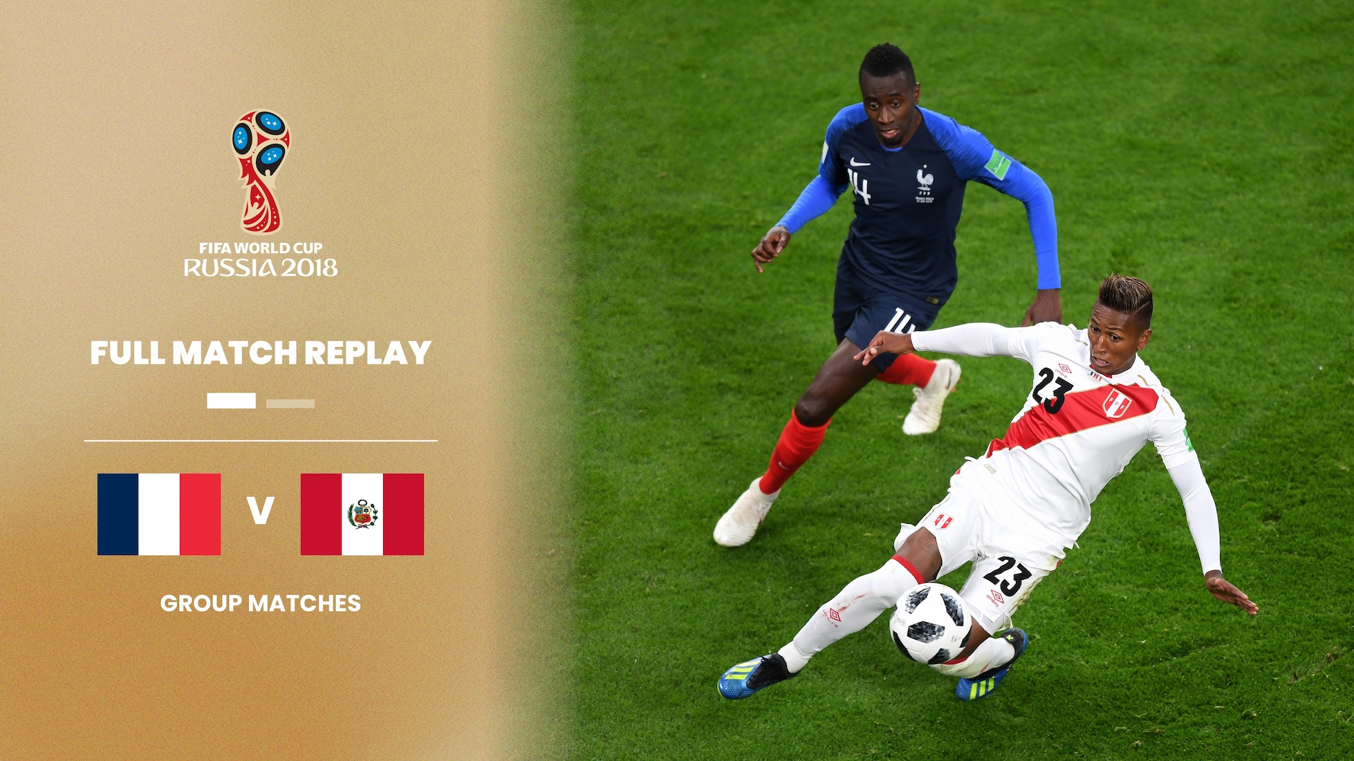 Francia vs Perú | Grupo C | Copa Mundial de la FIFA Rusia 2018™ | Partido Completo