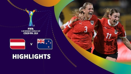 Autriche - Nouvelle-Zélande | Groupe E | Coupe du Monde Féminine U-20 de la FIFA, Colombie 2024™ | Résumé vidéo
