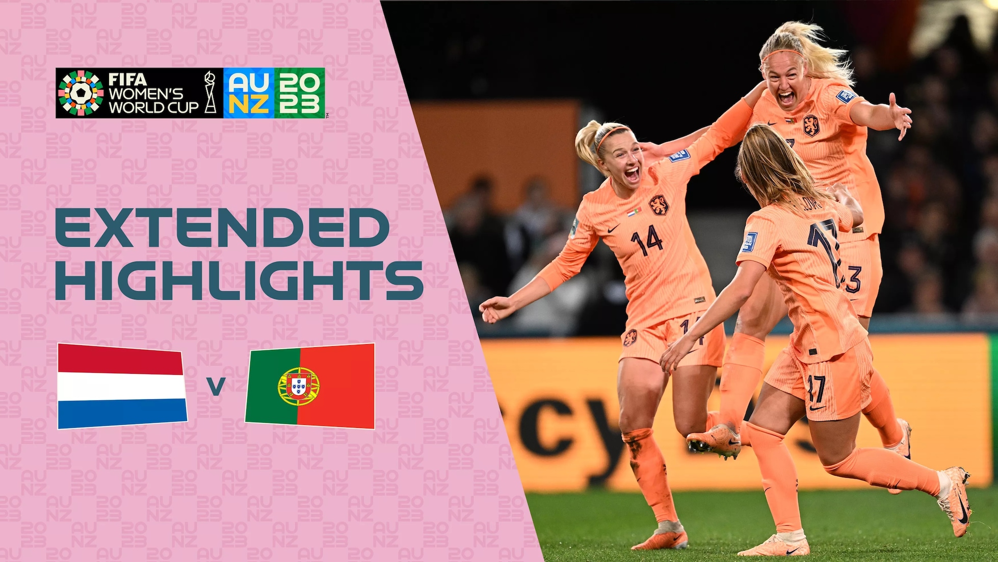 Niederlande - Portugal | Gruppe E | FIFA Frauen-Weltmeisterschaft Australien & Neuseeland 2023™ | Erweiterte Highlights