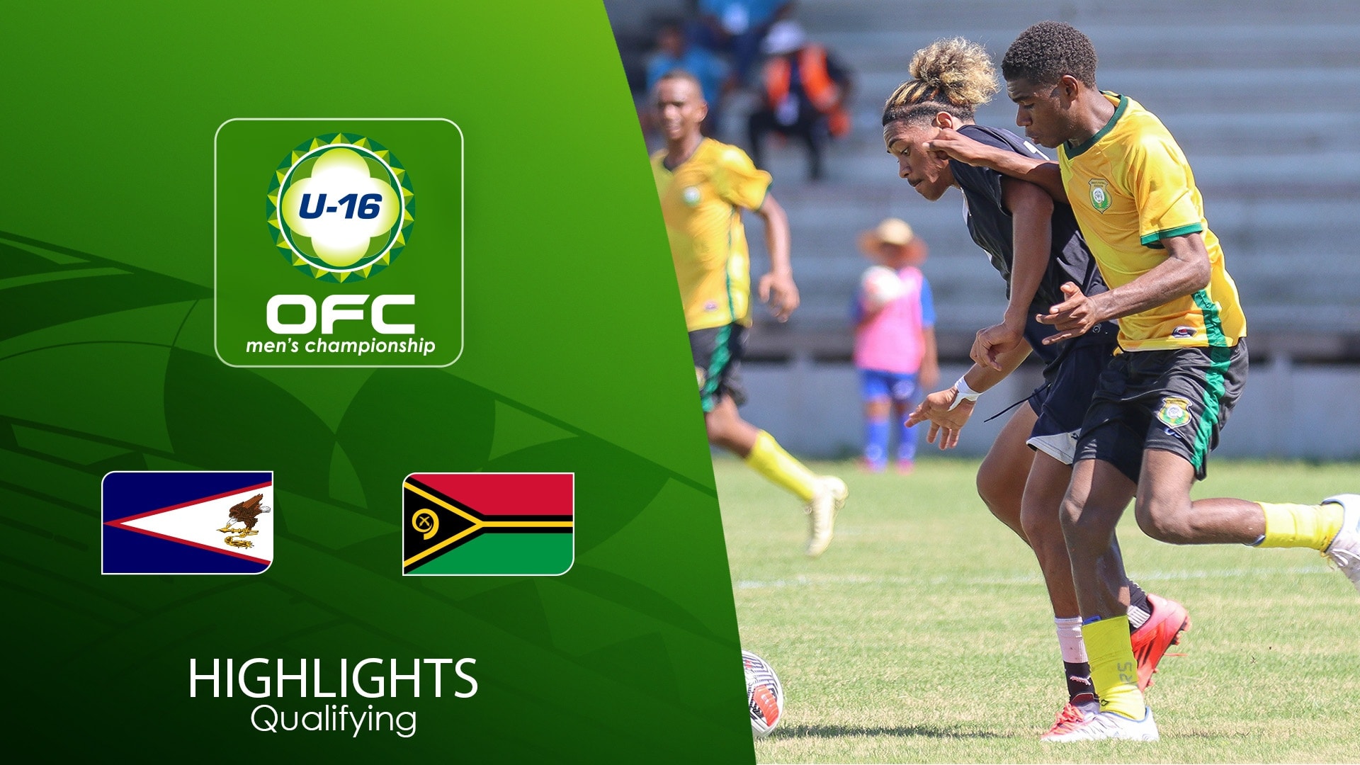 American Samoa v Vanuatu | Qualifying | OFC U-16 Men's Championship 2025 | Highlights