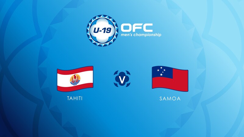 Tahiti V Samoa Play Off For Fifth Place Ofc U 19 Mens Championship