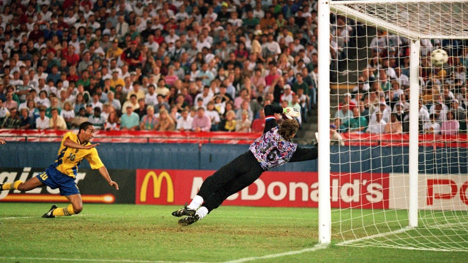 Das Tor von Martin Dahlin 59' | Schweden - Russland | FIFA Fussball-Weltmeisterschaft USA 1994™