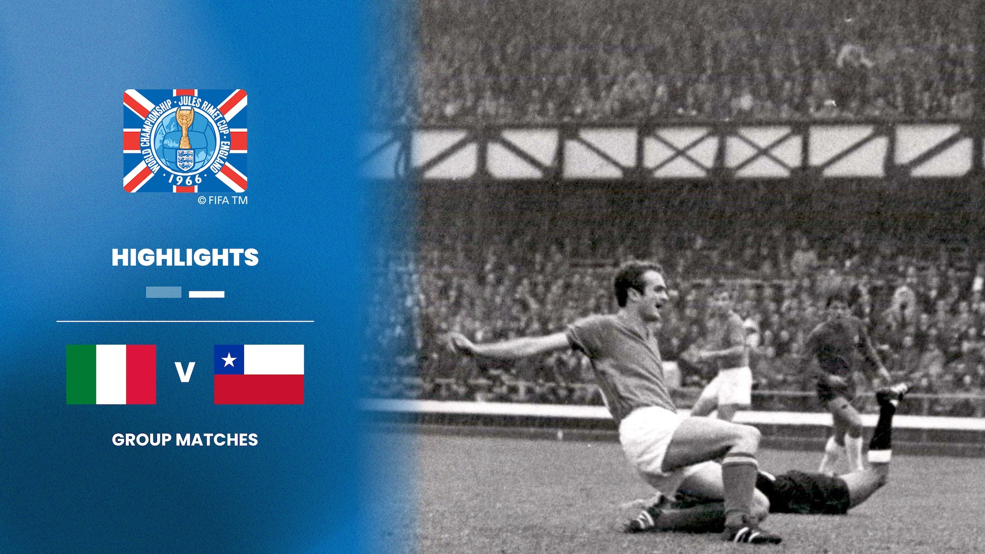 Itália x Chile | Grupo 4 | Copa do Mundo da FIFA Inglaterra 1966™ | Melhores momentos