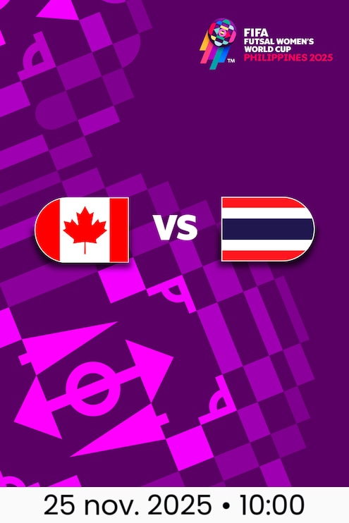 Canada - Thaïlande | Groupe B | Coupe du Monde Féminine de Futsal de la FIFA, Philippines 2025™