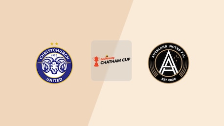 Christchurch United - Auckland United | Viertelfinale | Chatham-Pokal 2025 | Spiel in voller Länge
