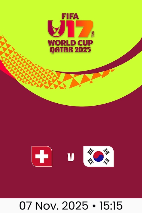 Schweiz - Republik Korea | FIFA U-17-Weltmeisterschaft Katar 2025™