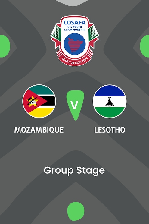 Mosambik - Lesotho | Gruppenphase | CAF U-17 Africa Cup of Nations 2025 | COSAFA-Qualifikationsturnier | Spiel in voller Länge