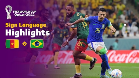 Camarões x Brasil | Grupo G | Copa do Mundo FIFA de 2022, no Qatar | Melhores momentos (Linguagem de sinais)