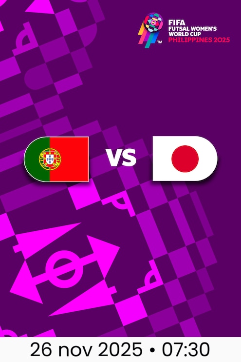 Portugal x Japão | Grupo C | Copa do Mundo Feminina de Futsal da FIFA Filipinas 2025™