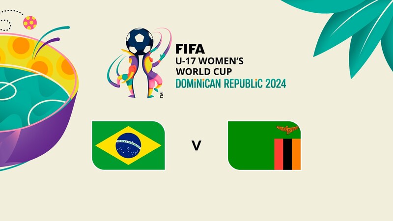 Brazil v Zambia | Group D | FIFA U-17 Women's World Cup Dominican ...