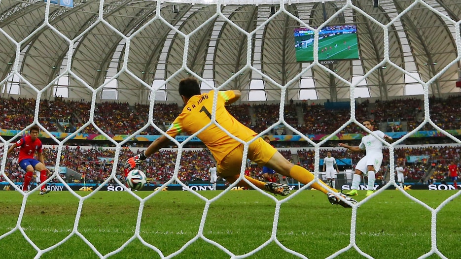 Abdelmoumene Djabou Goal 37' | Korea Republic v Algeria | 2014 FIFA World Cup Brazil™