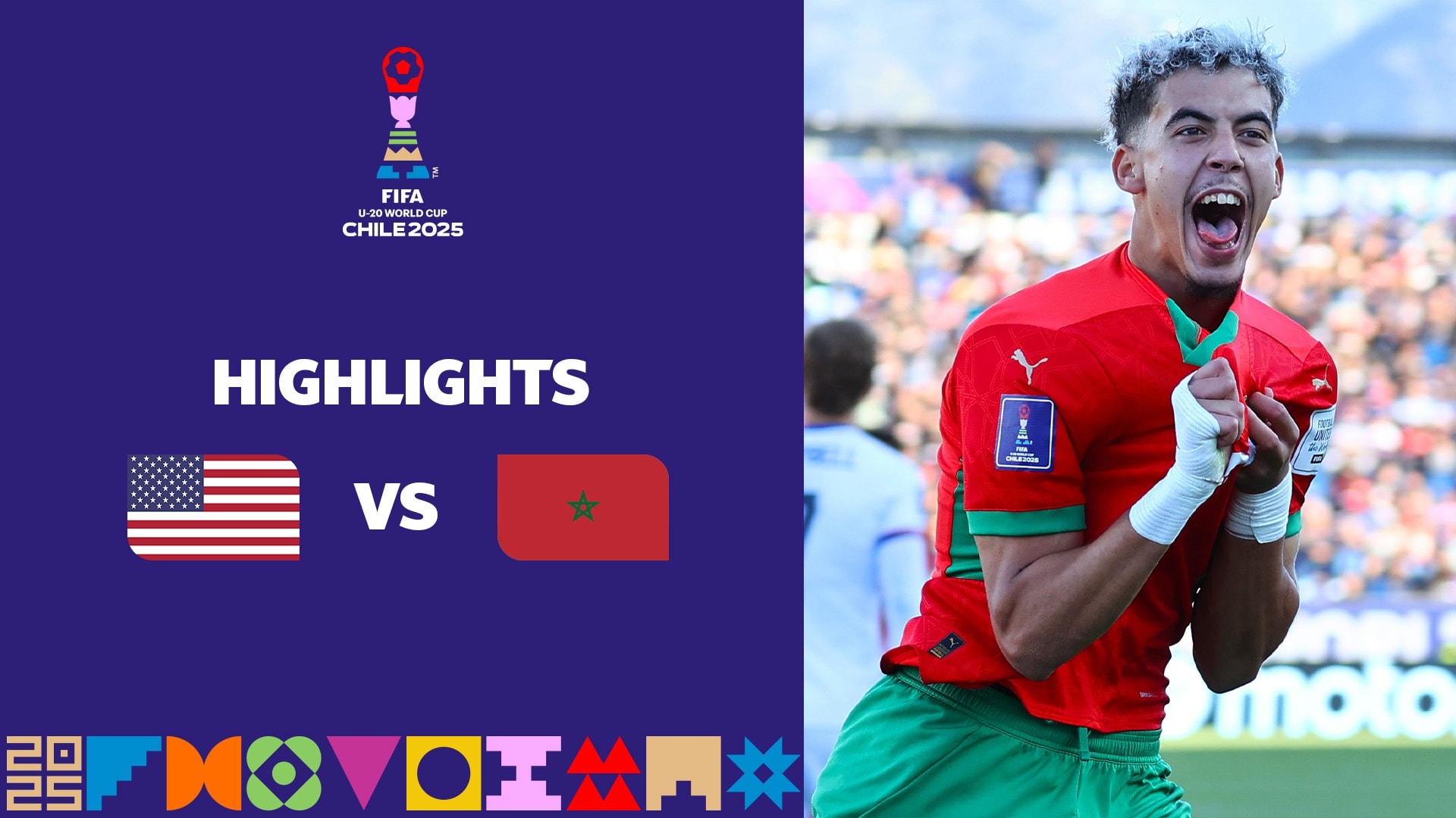 USA v Morocco | Quarter-finals | FIFA U-20 World Cup Chile 2025™ | Highlights