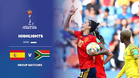 Spagna - Sudafrica | Gruppo B | Coppa del Mondo Femminile FIFA Francia 2019 | Highlights