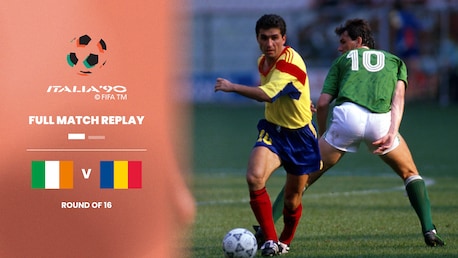 República da Irlanda x Romênia | Oitavas de final | Copa do Mundo da FIFA Itália 1990 | Jogo completo