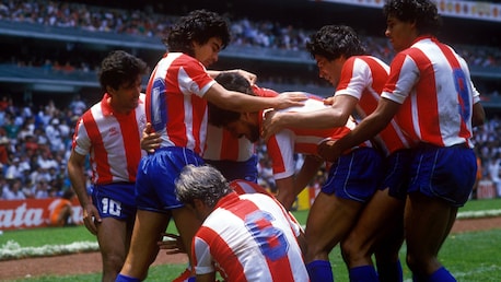 But de Roberto Cabañas 76' | Paraguay - Belgique | Coupe du Monde de la FIFA Mexique 1986™