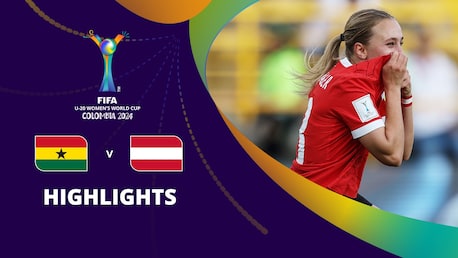 Ghana - Österreich | Gruppe E | FIFA U-20-Frauen-Weltmeisterschaft Kolumbien 2024™ | Highlights