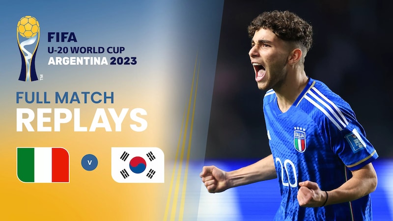 Italy v Korea Republic, Semi-finals, FIFA U-20 World Cup Argentina 2023™, Full Match Replay