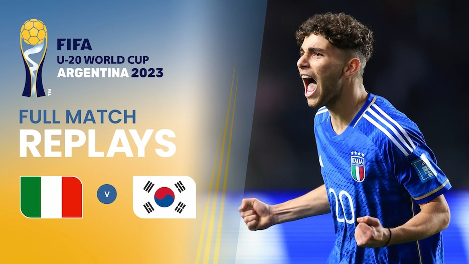 Italien - Republik Korea | Halbfinale | FIFA U-20-Weltmeisterschaft Argentinien 2023™ | Spiel in voller Länge