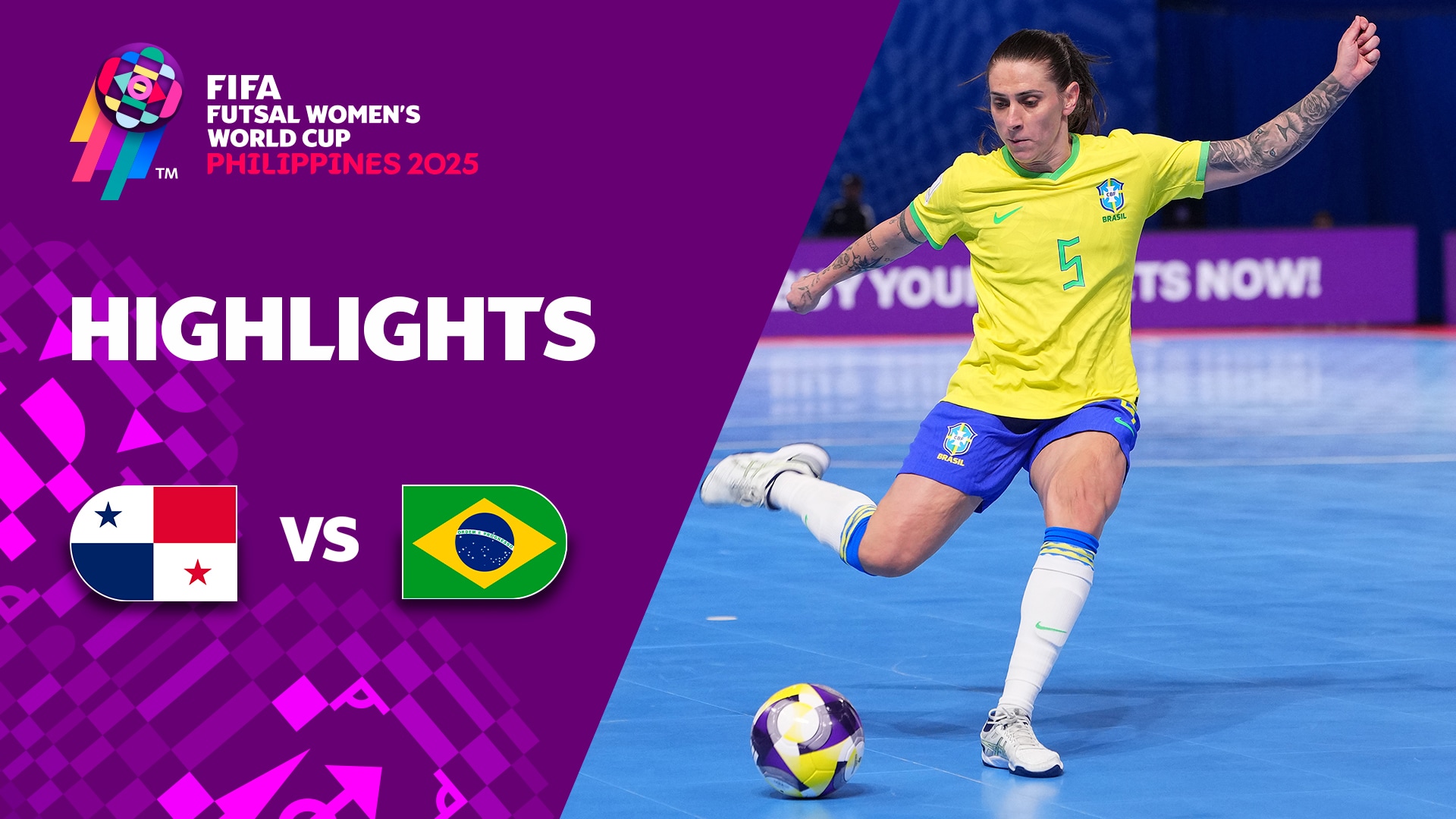 Panama v Brazil | Group D | FIFA Futsal Women's World Cup Philippines 2025™ | Highlights