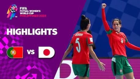 Portugal - Japon | Groupe C | Coupe du Monde Féminine de Futsal de la FIFA, Philippines 2025™ | Résumé vidéo