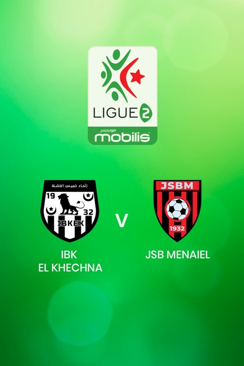 IBK El Khechna x JSB Menaiel | Ligue 2 2024/25 | Argélia | Jogo Completo