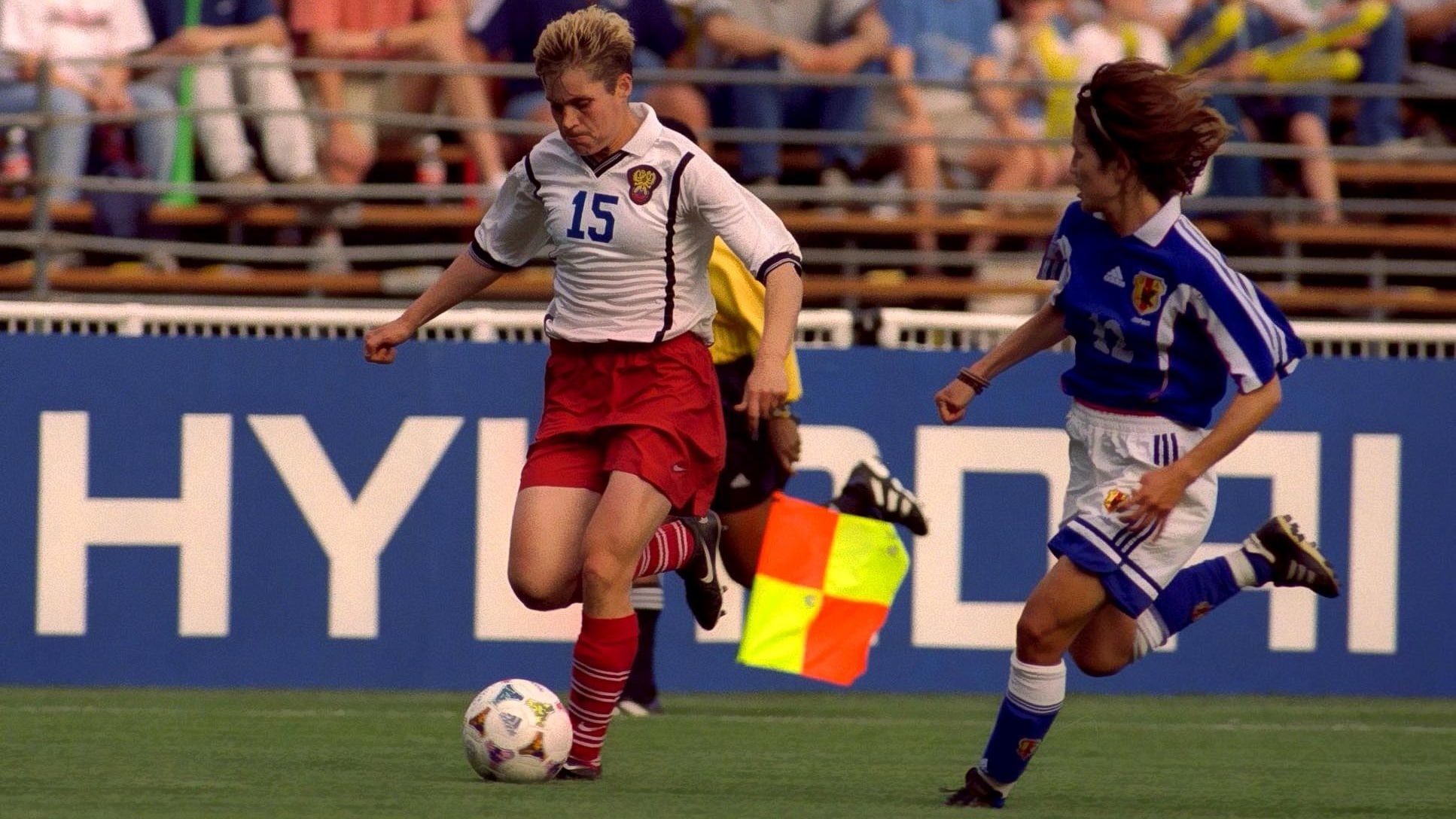 Gol de Larissa Savina 29' | Japón vs Rusia | Copa Mundial del Fútbol Femenino de la FIFA EE UU 1999™