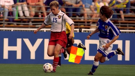 Gol de Larissa Savina aos 29' | Japão - Rússia | Copa do Mundo Feminina FIFA 1999, no Estados Unidos