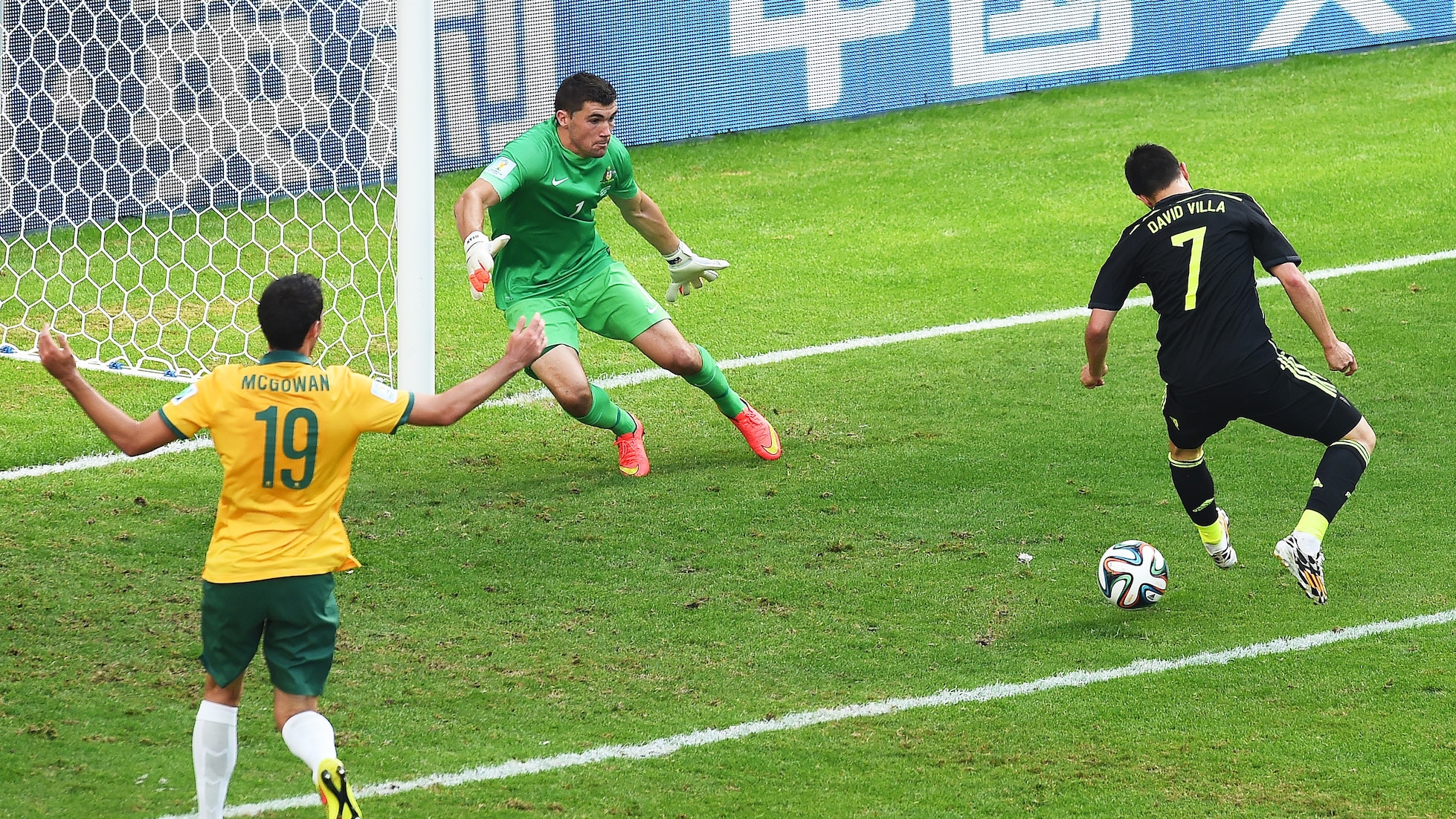 Le but de David Villa 35' | Australie - Espagne | Coupe du Monde de la FIFA, Brésil 2014™