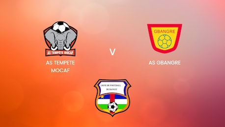 AS Tempete Mocaf x AS Gbangre | Ligue de Bangui 2024/25 | Jogo completo