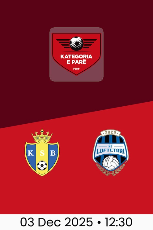 Burreli v AF Luftëtari | Kategoria e Parë 2025/26