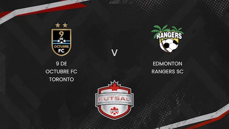 9 de Octubre FC Toronto x Edmonton Rangers SC | Campeonato Canadense de Futsal Masculino 2025 | Jogo completo