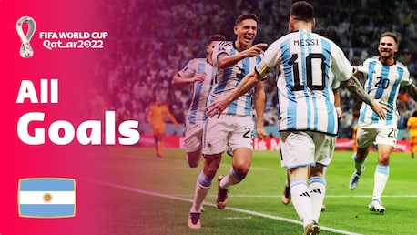 Argentina | Todos los goles | Copa Mundial de la FIFA Catar 2022™
