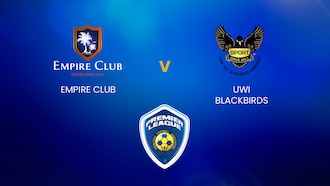 Empire Club v UWI Blackbirds | BFA Premier League | Full Match Replay