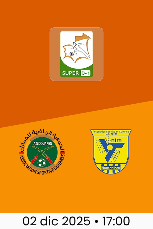 AS Douanes - ASC Snim | Super D-1 2025/26