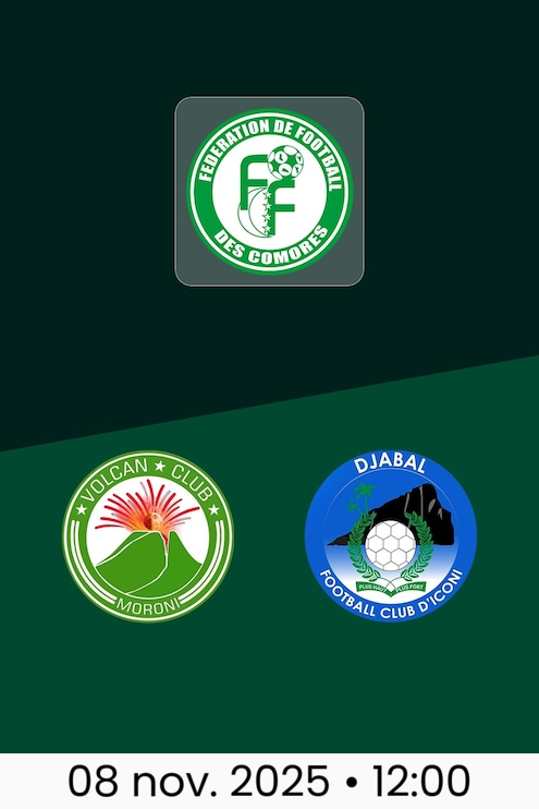 Volcan Club - Djabal FC | Championnat des Comores Division I 2025/26
