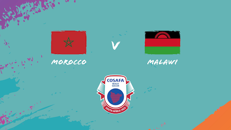 Marokko - Malawi | Halbfinale | 2024 COSAFA Beach Soccer | Spiel in voller Länge
