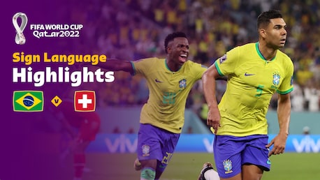 Brésil - Suisse | Groupe G | Coupe du Monde de la FIFA, Qatar 2022™ | Résumé vidéo (Langue des signes)