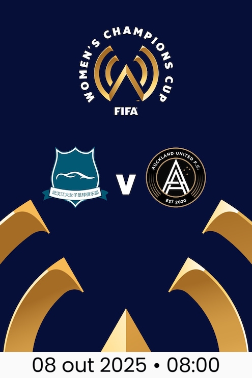 Wuhan Jiangda WFC x Auckland United | Rodada 1 | Copa dos Campeões Feminina da FIFA 2026™