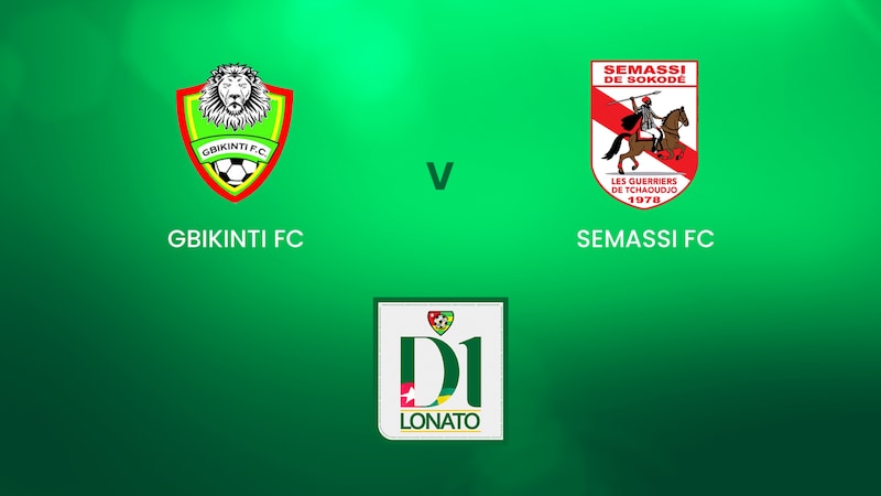 Gbikinti FC v Semassi FC | Championnat de Première Division D1 | Togo ...