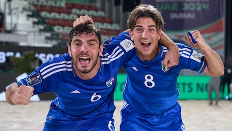 Le parcours de l'Italie jusqu'à la finale de la Coupe du Monde de Beach Soccer de la FIFA 2024™