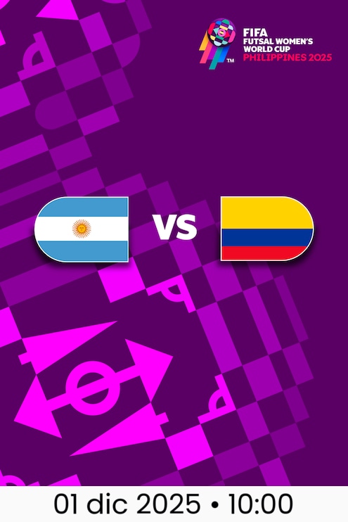 Argentina vs Colombia | Cuartos de final | Copa Mundial Femenina de Futsal de la FIFA Filipinas 2025™
